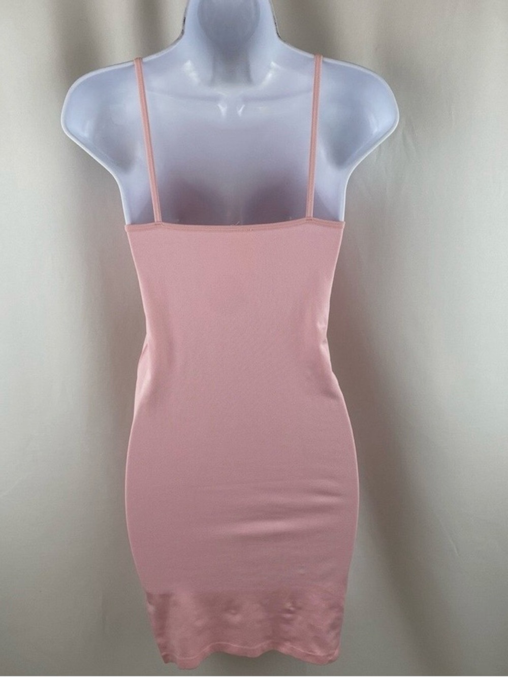 Chriss Zoe OS Tight Bodycon Stretch Spaghetti Strap Sexy Mini Dress - Picture 12 of 15